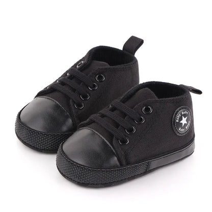 Classic Canvas Sneakers, Soft Sole First Walkers