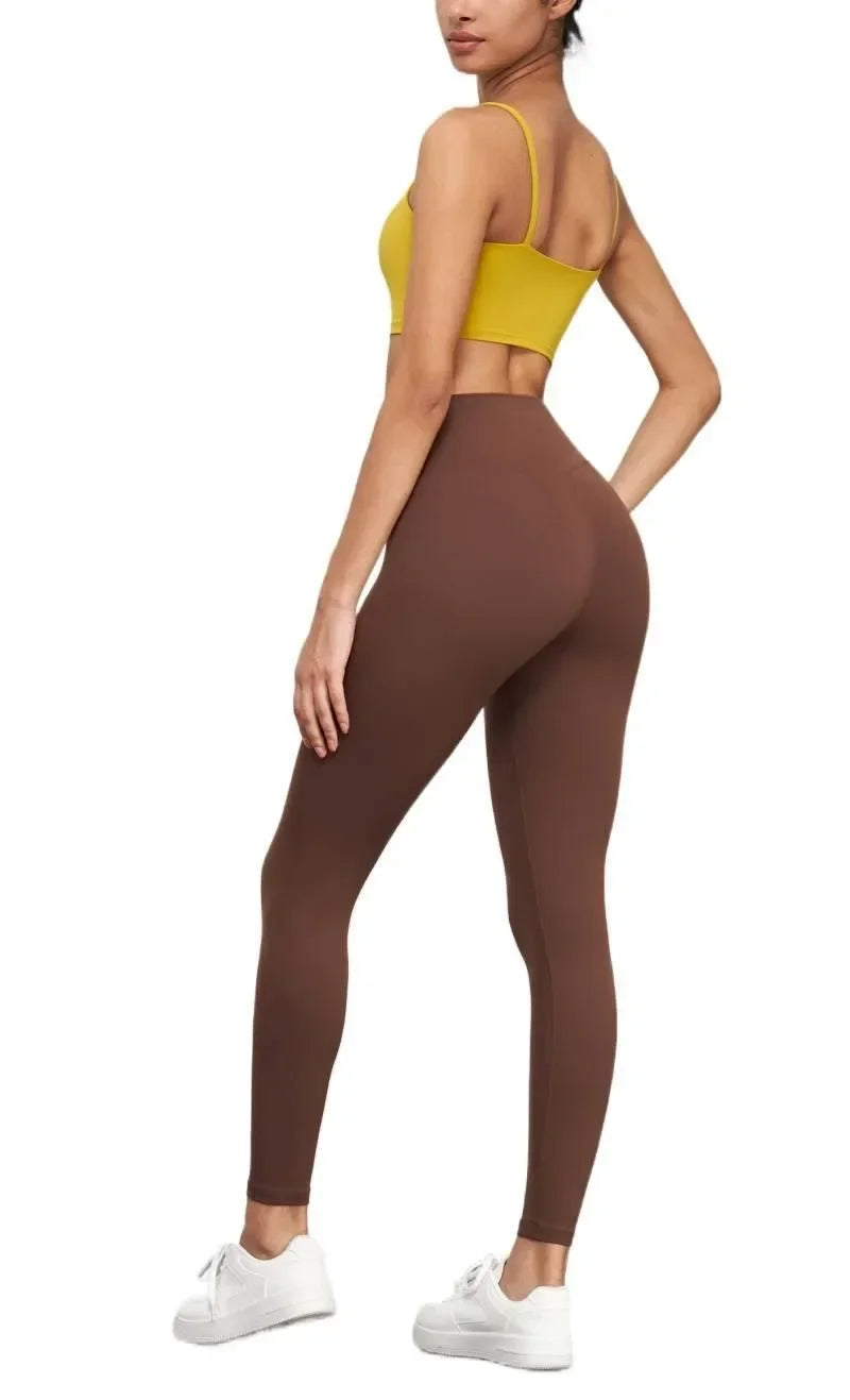 Women’s High Waist Butt Lift 7/8 Yoga Leggings — Naked Feeling