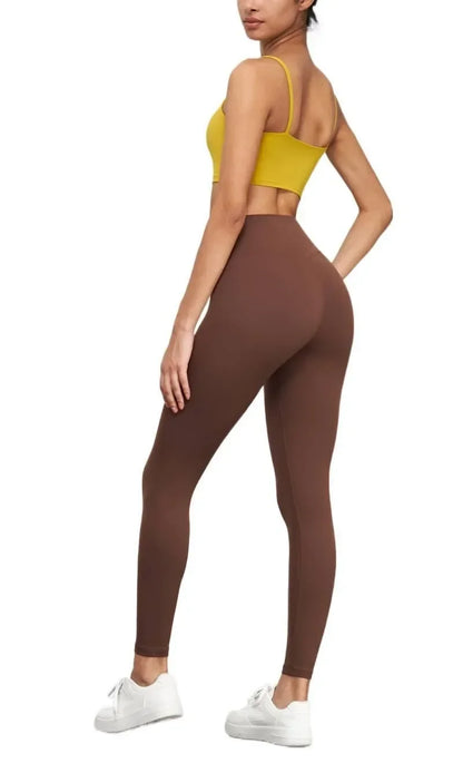 Women’s High Waist Butt Lift 7/8 Yoga Leggings — Naked Feeling