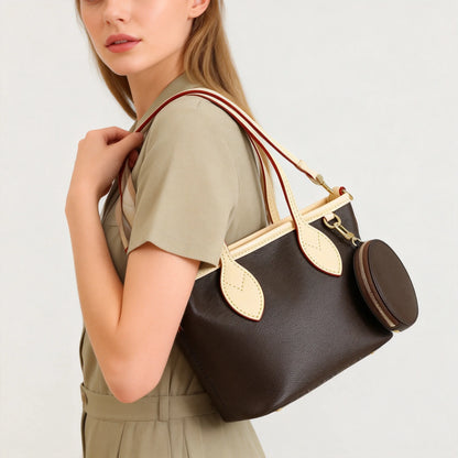 Elegant Genuine Leather Chain Shoulder Bag