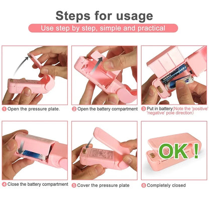 Mini Heat Bag Sealer Machine – Portable Thermal Plastic Food Bag Sealer