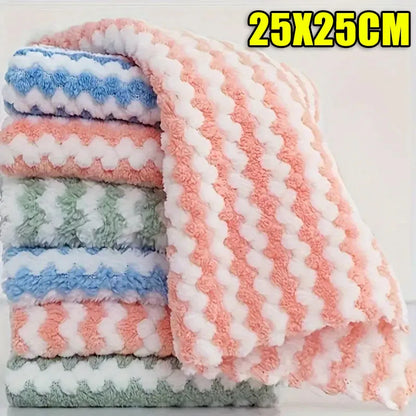 Coral Fleece Dishcloths, Super Absorbent Multi-Pack