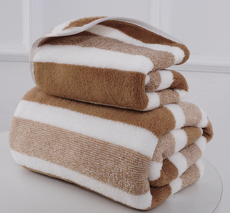 Thickened Absorbent Bath Towel, Soft Face Towel