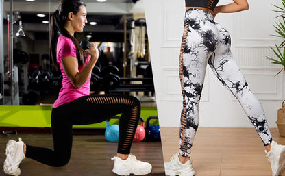 2-Pack Women’s High Waist Butt Lifting Seamless Yoga Leggings
