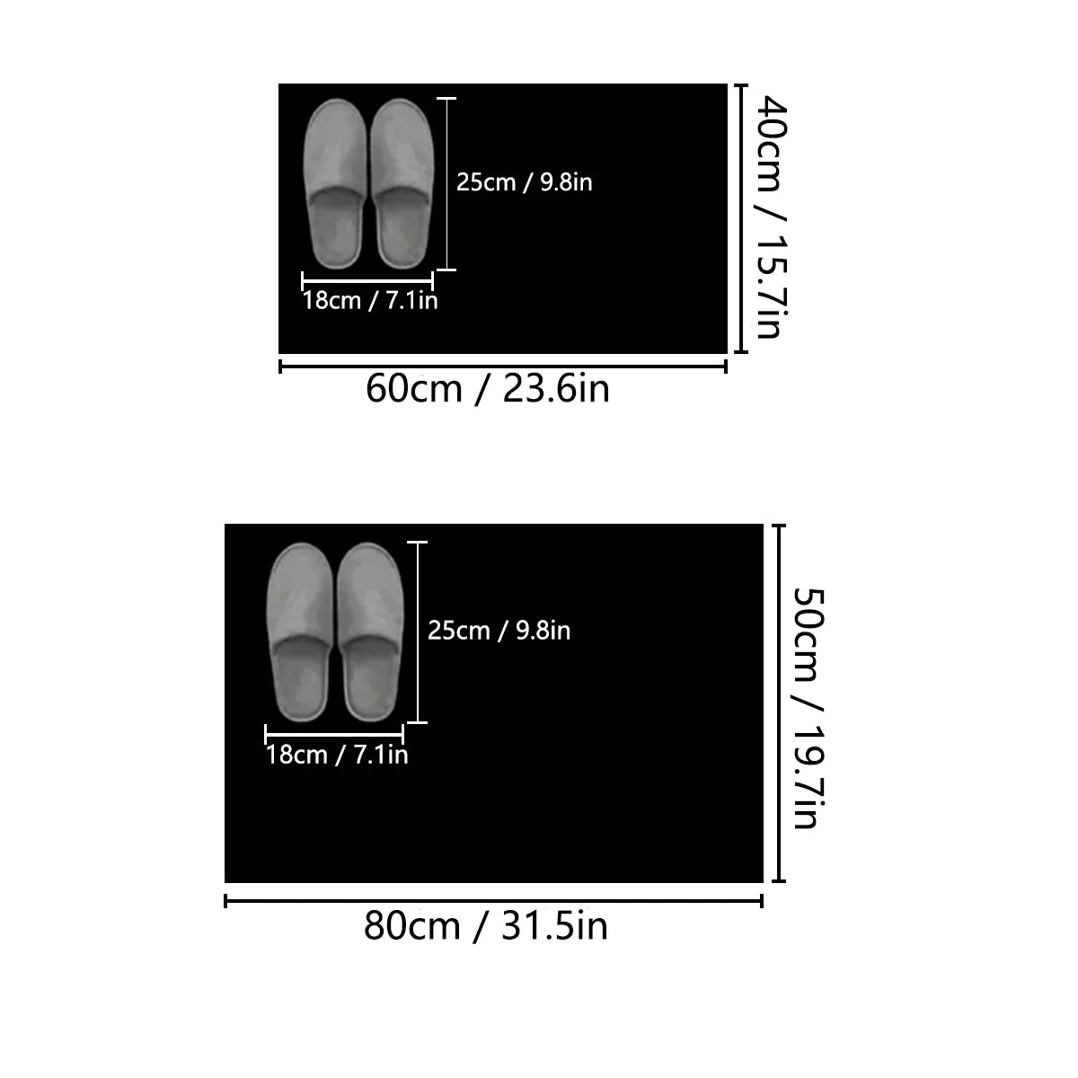Non-Slip Pet Dining Mat, Water-Absorbent, Rubber Base