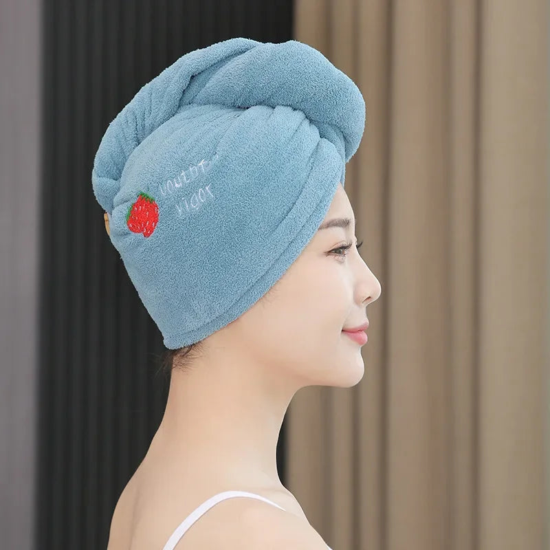 Anti-Frizz Rapid Dry Hair Towel, Microfiber