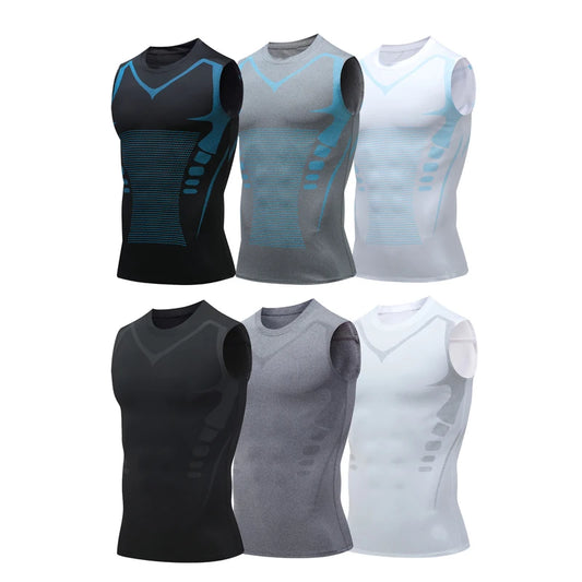 Débardeur de compression homme — Débardeur de sport rapide à sécher