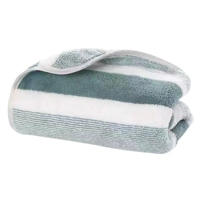 Striped Pattern Towel Set — Soft, Quick-Drying & Absorbent