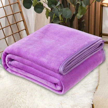 70×100cm Coral Fleece Blankets Comfy Lightweight Single Twin Blanket Multi-Purpose Daily Home Outdoor Travel Portable Blanket