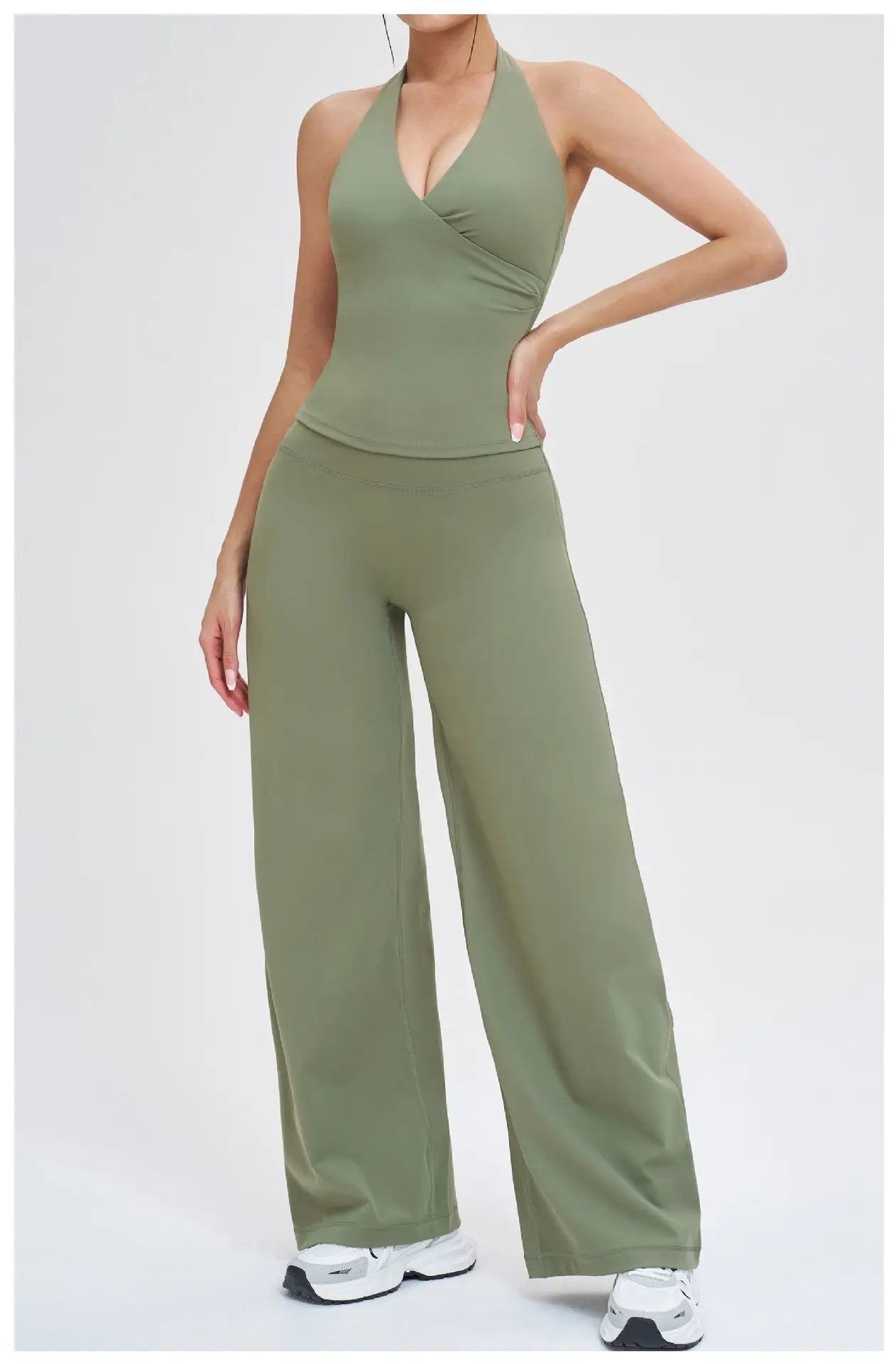 Women’s 2-Piece Yoga Tracksuit — High Waist Leggings & Sports Top