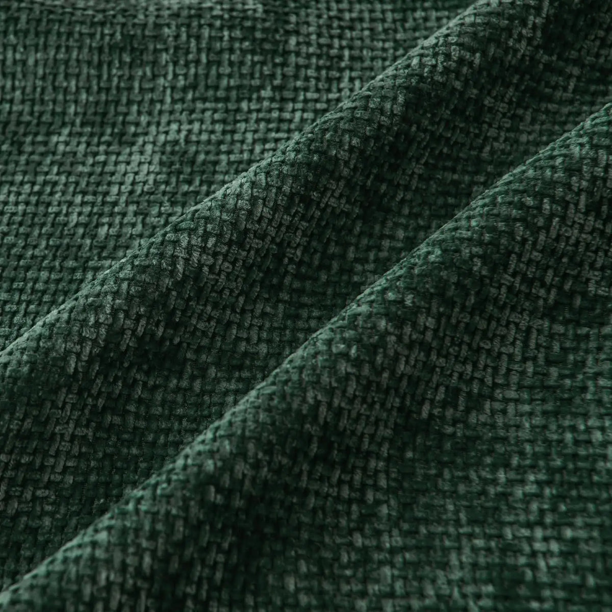 Dark Green Chenille Decorative Cushion Cover