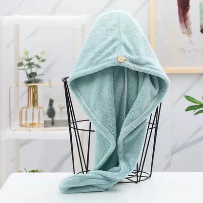 Quick-Dry Hair Towel Turban, Microfiber Wrap