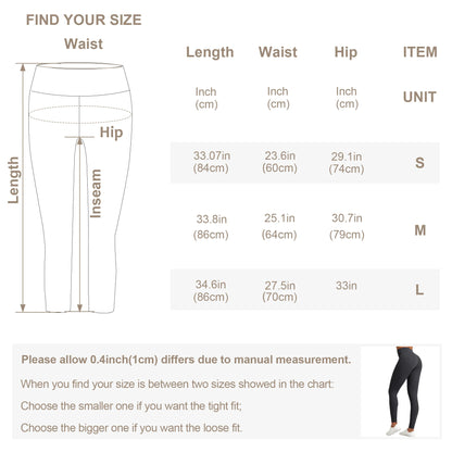 2-Pack Women’s High Waist Butt Lifting Seamless Yoga Leggings