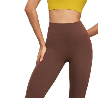 Women’s High Waist Butt Lift 7/8 Yoga Leggings — Naked Feeling