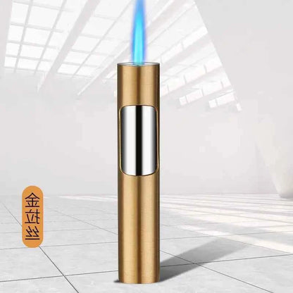 4PC/1PC Honest Metal Windproof Torch Gas Lighter,  Refillable Pen Jet Flame Igniter for Kitchen BBQ Candle Camping Men's Gadget
