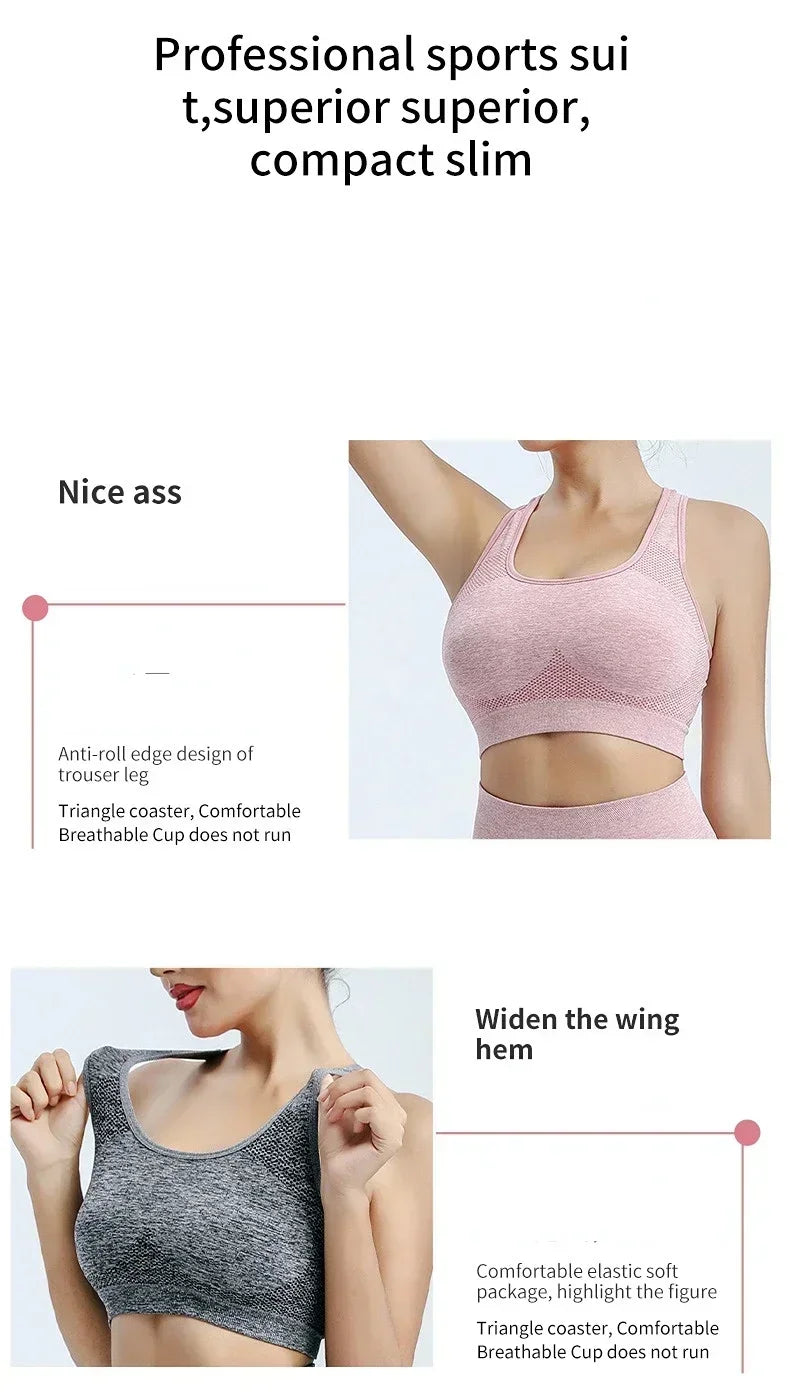Women’s Seamless Yoga Set — Sports Bra, Shorts & Leggings