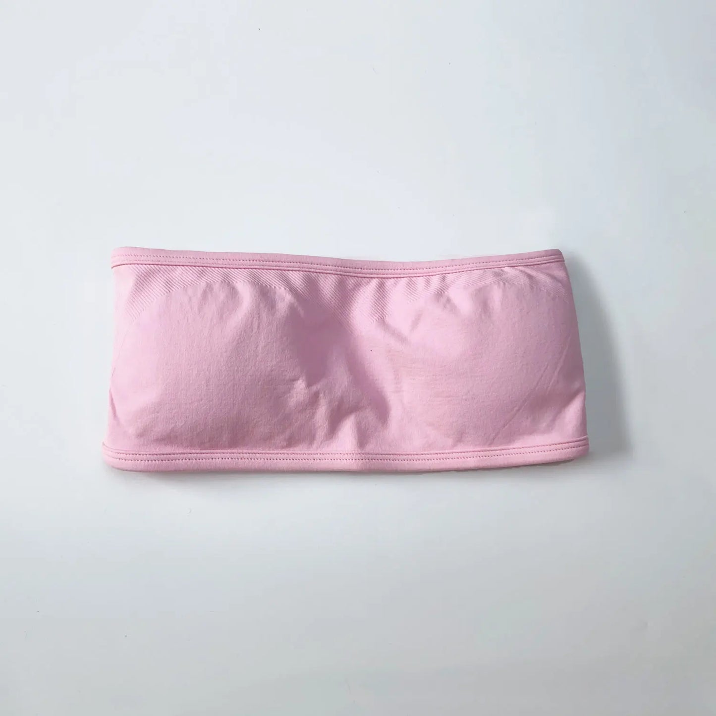 Backless Bandeau Sports Bra — Seamless Pilates & Yoga Tube Top