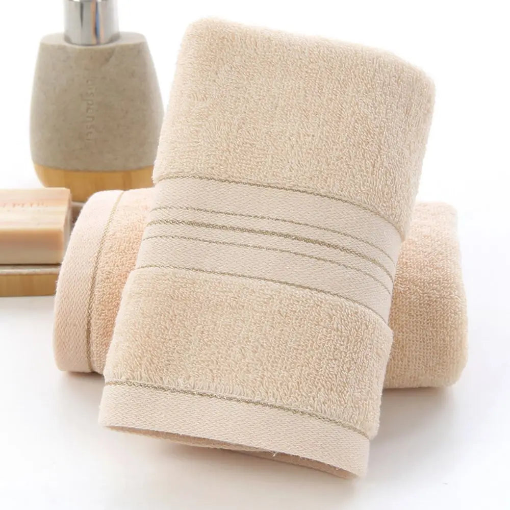 Thick Cotton Face Towel, 75x35cm Couples Set