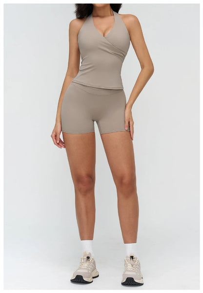 Women’s 2-Piece Yoga Tracksuit — High Waist Leggings & Sports Top