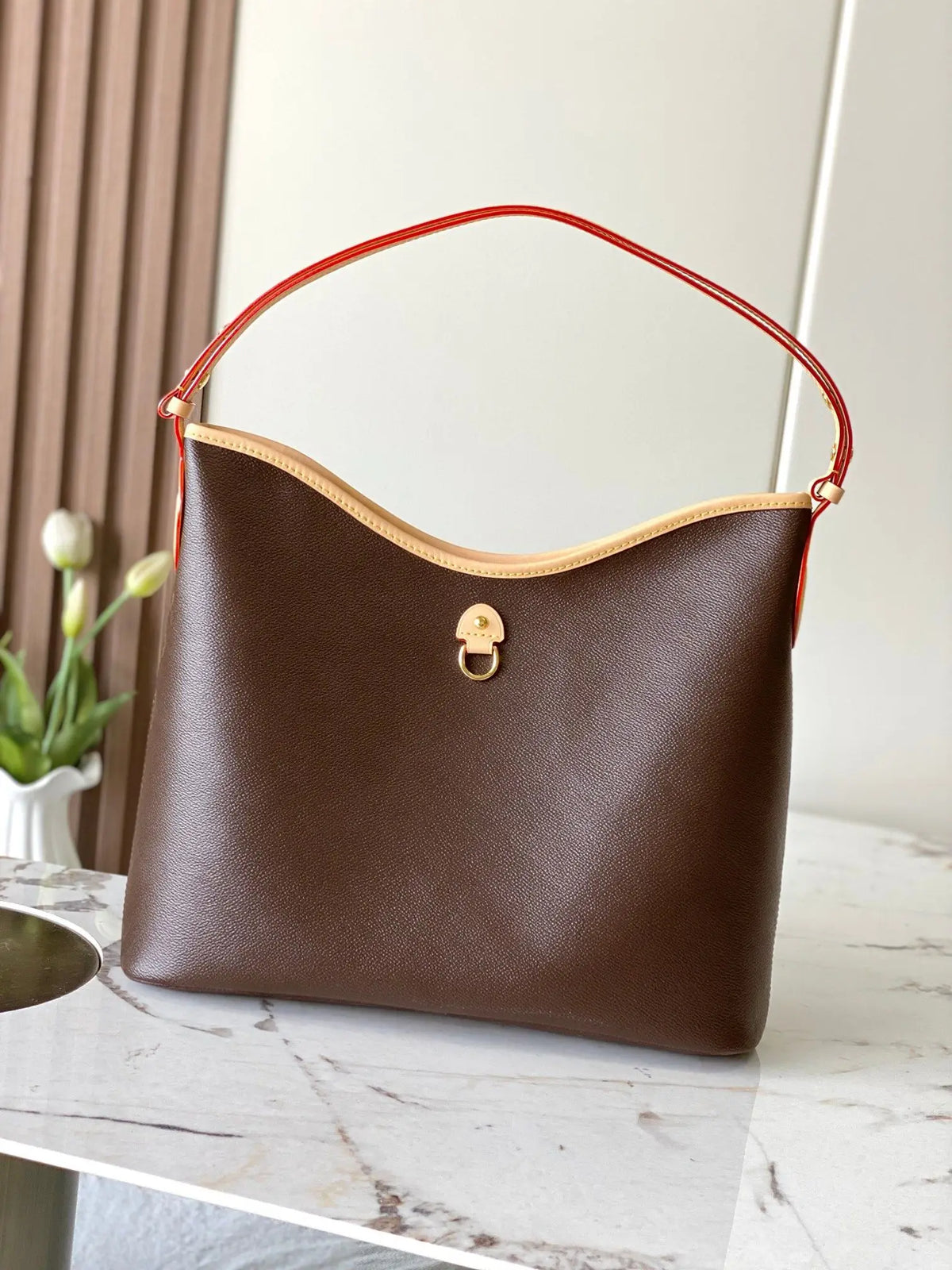 PU Leather Weekend Bag, Spacious Multi-Storage Pockets