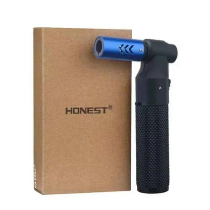 HONEST Gas Powerful Windproof Blue Flame Cigar Adjustment Spray Gun 1300° Outdoor Camping Fashion Torch Lighter Gadget