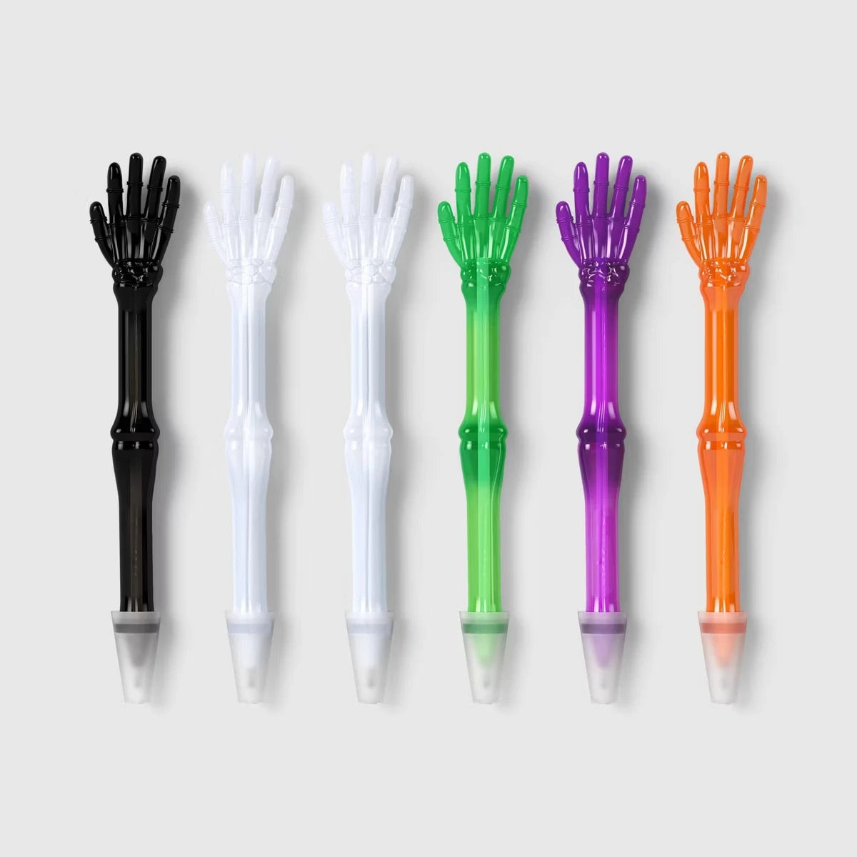 6ct Skeleton Pens Party Favor Skeleton Themed Writing Instruments for Halloween Party Supplies