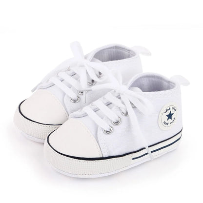 Classic Canvas Sneakers, Soft Sole First Walkers