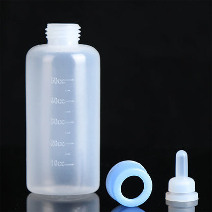 Pet Silicone Milk Bottle Set – 60ml Feeding Bottle & Water Dispenser for Dogs & Cats