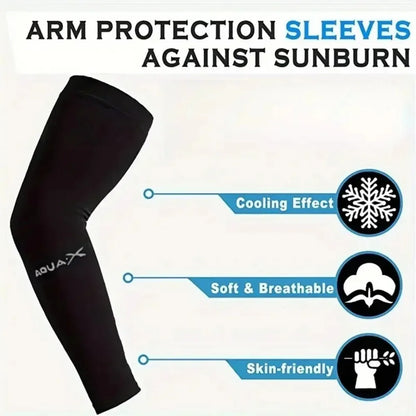 3 Pairs Breathable Sun Protection Sleeves UV Protective Arm Covers Uses for Sports Driving Outdoor Adventures Shield