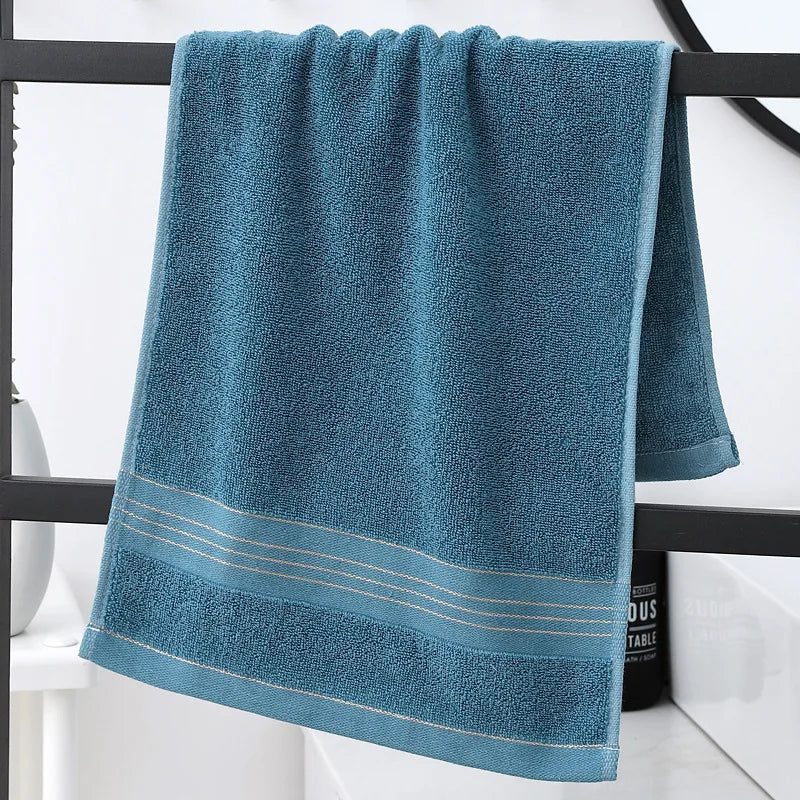 Soft Pure Cotton Face Towels — Quick-Dry for Bathroom, Spa & Hotel