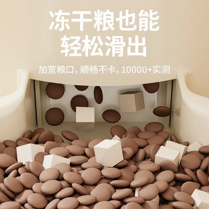 2-in-1 Cat Feeder & Water Fountain, Auto Circulation