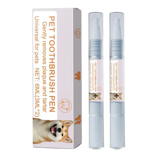 Stylo de Nettoyage Dentaire pour Animaux – Blanchisseur de Dents & Stylo Haleine Fraîche pour Chien et Chat