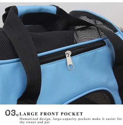 Foldable Mesh Pet Carrier Bag