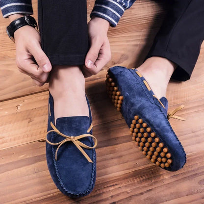 Men's Italian Leather Loafers | Luxury Formal Slip-On Moccasins Driving Shoes
