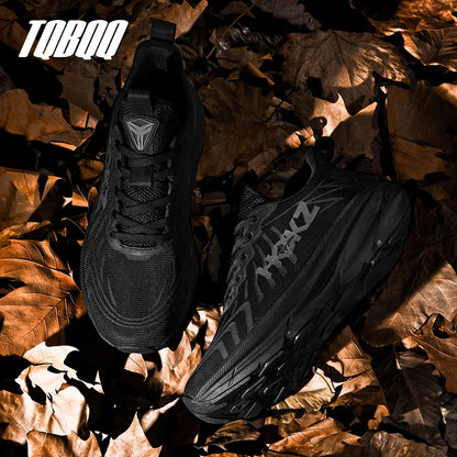 Carbon Plate Air Cushion Running Shoes for Men Soft Chunky Sneakers Women Daily Commuting Shoes Outdoor Casual Walking Shoes