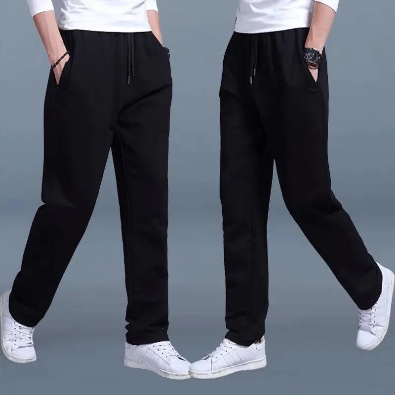 Men's Loose Casual Straight Jogging Sweatpants — Large Size Spring Summer Sport Pants