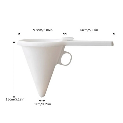 Adjustable Batter Dispenser & Baking Funnel – Cream, Chocolate & Liquid Dispenser for Pancakes, Cupcakes & Cookies