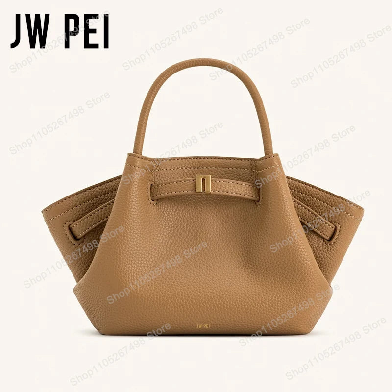 Quiet Luxury Trapeze Tote, Pebbled Vegan Leather