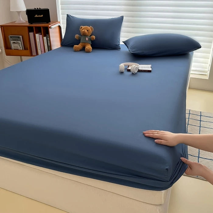 Solid Color Fitted Sheet | Single to Queen