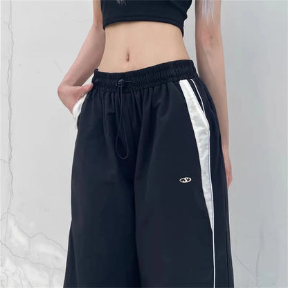 Women's Y2K Cargo Pants — Vintage Streetwear Baggy Wide Leg Sweatpants