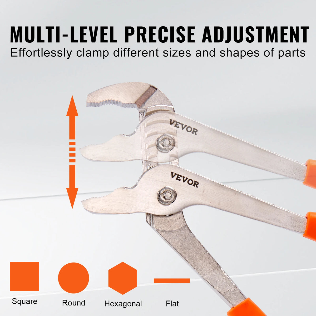 SucceBuy 8-Piece Pliers Set 8" Linesman's Pliers 6" Slip Joint Pliers Long Nose Pliers 6" Diagonal Cutter 10" Adjustable Wrench