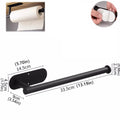 Adhesive Paper Towel Holder and Kitchen Roll Organizer, No-Drill Wall Mount