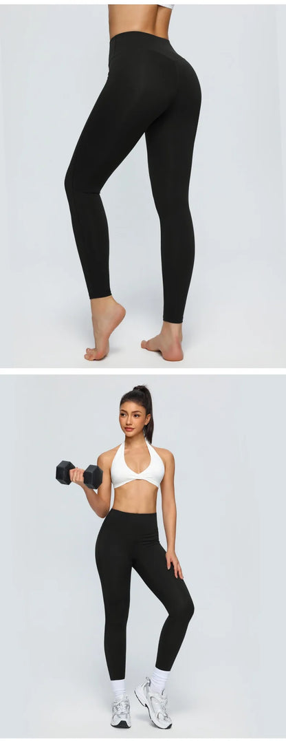 Women’s Naked-Skin Yoga Leggings — High Stretch Butt Lifting Fitness Pants