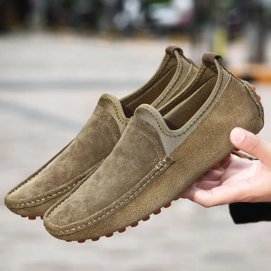 Men's Handmade Driving Loafers | Fashionable Comfortable Outdoor Walking Shoes