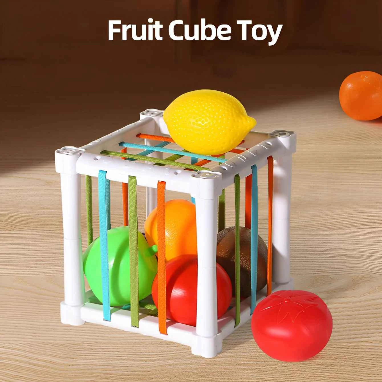 Fruit Cecele Shape Color Color Fruit Cognition Rainbow Cecele interactive game toy