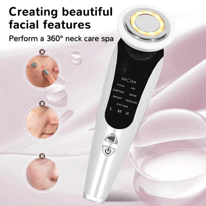 Electric Face Lift Massager, 7 Modes, Wireless