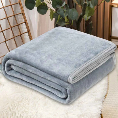 70×100cm Coral Fleece Blankets Comfy Lightweight Single Twin Blanket Multi-Purpose Daily Home Outdoor Travel Portable Blanket