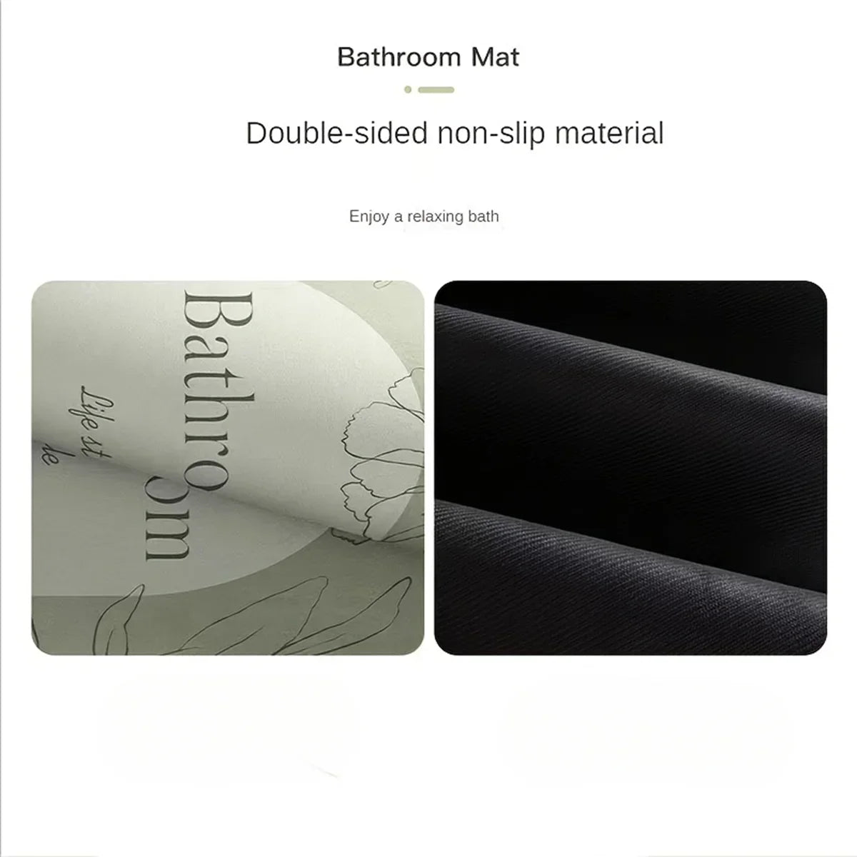 Rubber-Backed Pet Food Bowl Mat, Non-Slip