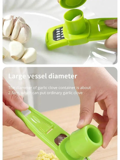 Mini Manual Garlic Grinder & Press – Creative Garlic Masher Kitchen Gadget