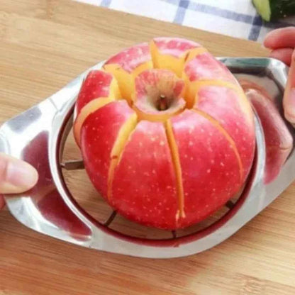 Kitchen Gadgets Stainless Steel Comfort Handle Divider Apple Cutter Vegetable Fruit Tools Fruit Cutter